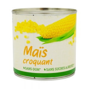 Maïs croquant conserve 285g  CT 12 BTE