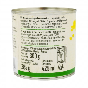 Maïs croquant conserve 285g  CT 12 BTE