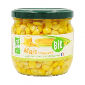 Maïs doux en grains BIO France 370ml  CT 12 BTE