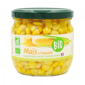 Maïs doux en grains BIO France pne 230g  CT 12 BTE