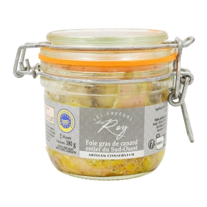 Foie gras de canard entier du Sud Ouest 180g  CT 24