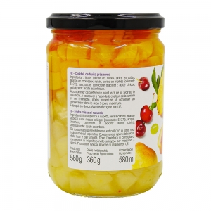 Cocktail de fruits au sirop léger pot pne 360g  12 BTES