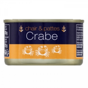 Crabe chair & pattes  conserve pne 121g CT 24 BOITES