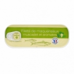 Filets de maquereaux muscadet & aromates 176g  CT 24