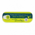 Filets de maquereaux citron-estragon conserve 176g CT 24