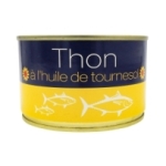 Thon entier huile de tournesol<br>conserve pne 260g