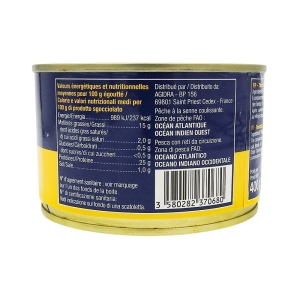 Thon entier huile de tournesol conserve pne 260g  CT 24 BTE