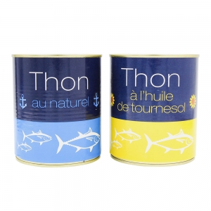 Thon entier huile tournesol 4/4 conserve pne 600g  CT 12 BTE