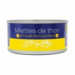 Miettes de thon huile de tournesol 1/5 pne 104g<br>