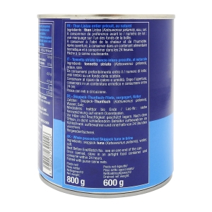 Thon naturel entier 4/4 conserve pne 600g  CT 12 BTE