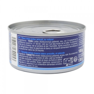 Thon listao entier conserve pne 130g  CT 48 BTE