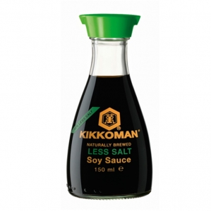 Sauce soja allégée en sel bouteille 150ml Kikkoman Carton de 6X 150 ML