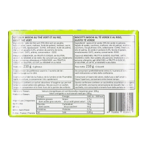 Mochi gateau mou thé vert boite 210g  CT 24 BTE