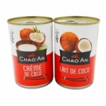 Lait de coco Chao'an conserve 400ml  Carton de 24 X 400ML