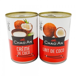 Crème de coco Chao'an  Carton de 24 X 400ML