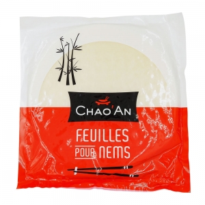 Grossiste Feuilles pour Nem paquet 400g Chao An Carton de 30 x 400 gr -  prix en gros