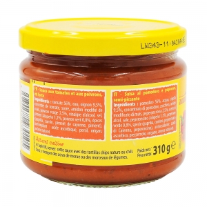 Sauce mexicaine medium bocal 310g Camarillo  Carton de 12 X 310 GR