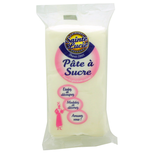 Pâte à sucre blanche goût vanille 250 gr - Patisdecor