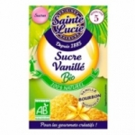 Sucre vanillé BIO pack 5x7.5g Sainte Lucie  CT 24 LOTS