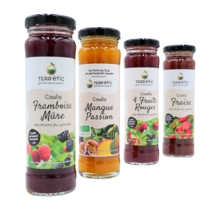 Coulis de 4 fruits rouges flacon 156ml  CT 10 FLAC