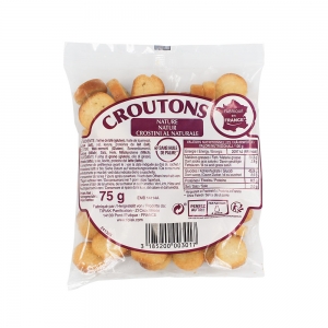 Croûtons nature  paquet 75g CT 20 SACHETS