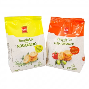 Mini bruschetta tomate et olive paquet 150g  CT DE 14