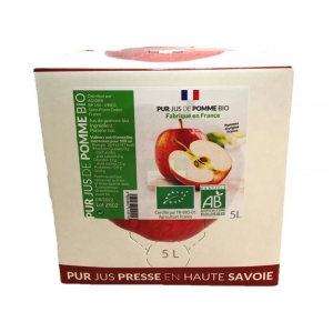 Pur jus pomme trouble BIO France  Carton de 1 X5 L