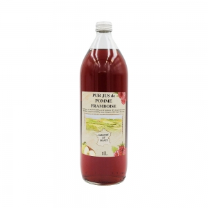 Pur jus de pomme framboise bouteille 1L  Carton de 6 BTL