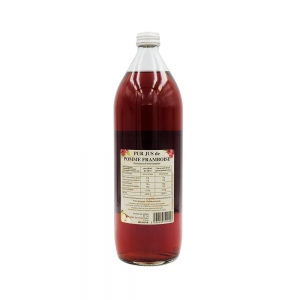 Pur jus de pomme framboise bouteille 1L  Carton de 6 BTL