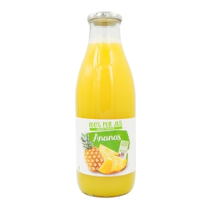 Pur jus d'ananas du Costa Rica bouteille 1l  CT 6 BOUT