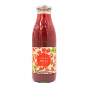 Boisson fraise bouteille 75cl  CT 6 BOUT