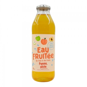 Boisson pêche pomme sans sucres ajoutés btl 1l  CT 6