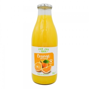 Pur jus d'orange du Brésil bouteille 1l  CT 6