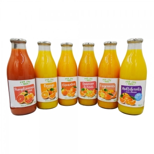 Grossiste Pur jus d'orange du Brésil bouteille 1l CT 6 - prix en gros