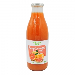 Pur jus de pamplemousse rose bouteille 1l  CT 6