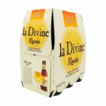 Bière blonde La Divine St Landelin pack 6x25cl  Ct de 4 Packs de 6