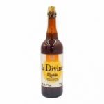 Bière ambrée La Divine St Landelin bouteille 75cl  CT DE 6