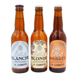 Bière blonde Gambière La choulette btle 33cl  CT 24