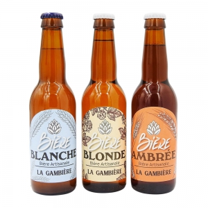 Bière blanche Gambière La choulette btle 33cl  CT 24