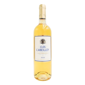 Vin blanc Sauternes Clos L'abeilley AOC btle 75cl  CT 6 BOUT
