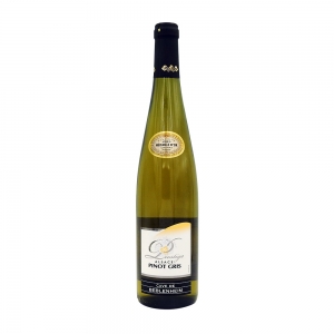 Vin blanc Pinot gris Alsace AOC bouteille 75cl  CT 6 BOUT