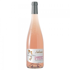 Vin rosé Cabernet d'Anjou AOP bouteille 75cl  CT 6 BOUT
