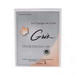 Vin rosé Cépages du Golfe Gris IGP Var BIB 3L<br>