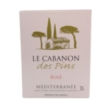 Vin rosé IGP Le Cabanon des Pins BIB 3l<br>