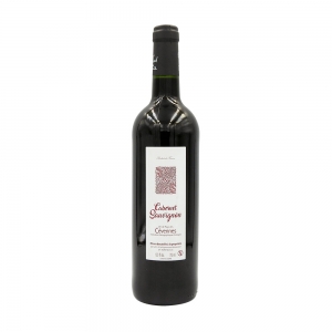 Vin rouge Cévennes Cabernet Sauvignon IGP btl 75cl  CT 6 BOUT