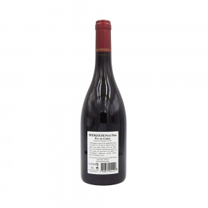 Vin rouge Pinot noir Bourgogne AOC bouteille 75cl  CT 6 BOUT