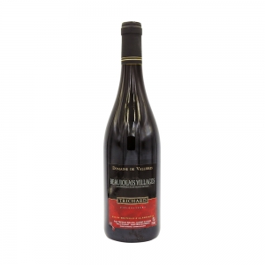 Vin rouge Beaujolais Villages HVE AOP btle 75cl  CT 6 BOUT