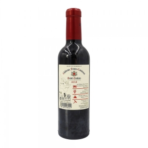 Vin rouge St Emilion AOP btle 37.5cl  CT 12 BOUT