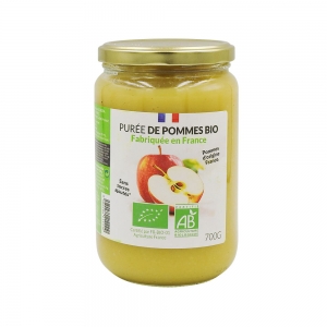Purée de pomme BIO bocal 700g  CT 8 BTE