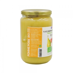 Purée pomme et poire BIO bocal 700g  CT 8 BTE